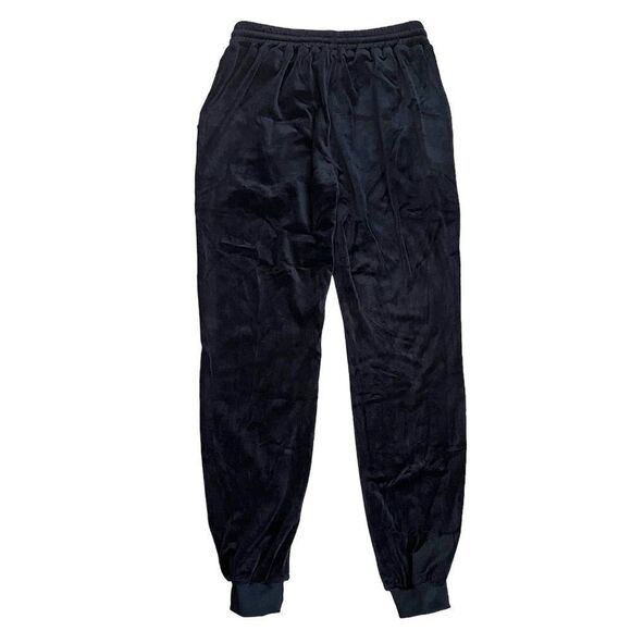 Super Soft Velvet Black Joggers Size L NWT (Reminiscent of Juicy Jog… - Picture 2 of 3